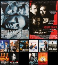 9x1148 LOT OF 13 FORMERLY FOLDED NICOLAS CAGE 15X21 FRENCH POSTERS 1990s-2000s cool movie images!