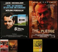 9x1158 LOT OF 5 FORMERLY FOLDED JACK NICHOLSON 15X21 FRENCH POSTERS 1970s-2000s cool movie images!