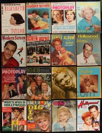 9x0546 LOT OF 16 MOVIE MAGAZINES 1940s-1990s filled with great Hollywood images & articles!