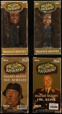 9x0699 LOT OF 2 HOGAN'S HEROES HEAD KNOCKERS 1965 Sgt Schulz & Col. Klink toys in original boxes!