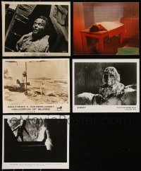 9x0880 LOT OF 5 HORROR 8X10 STILLS 1970s-1980s great scenes from several scary movies!