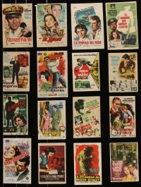 9x0905 LOT OF 16 SPANISH HERALDS 1950s-1960s great images from a variety of different movies!