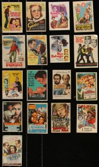 9x0904 LOT OF 17 SPANISH HERALDS 1950s-1960s great images from a variety of different movies!