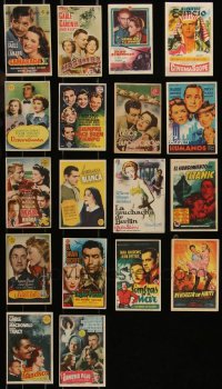 9x0903 LOT OF 18 SPANISH HERALDS 1940s-1960s great images from a variety of different movies!