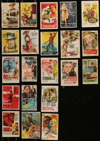 9x0900 LOT OF 21 SPANISH HERALDS 1950s-1960s great images from a variety of different movies!