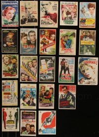 9x0899 LOT OF 22 SPANISH HERALDS 1930s-1960s great images from a variety of different movies!