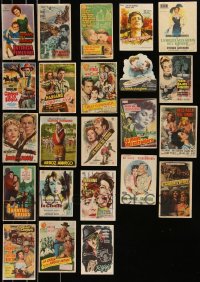 9x0898 LOT OF 23 SPANISH HERALDS 1950s-1960s great images from a variety of different movies!
