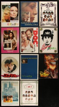 9x0189 LOT OF 11 PROGRAMS FROM FAYE DUNAWAY MOVIES 1960s-1970s Thomas Crown Affair & many more!