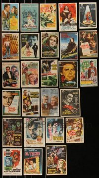 9x0895 LOT OF 26 SPANISH HERALDS 1940s-1960s great images from a variety of different movies!