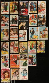 9x0894 LOT OF 27 SPANISH HERALDS 1940s-1960s great images from a variety of different movies!