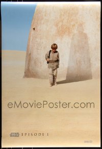 9x1159 LOT OF 35 PHANTOM MENACE UNFOLDED DOUBLE-SIDED TEASER STYLE A 27X40 ONE-SHEETS 1999 Star Wars