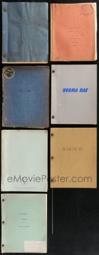 9x0127 LOT OF 7 MOVIE SCRIPTS 1950s-1970s screenplays for a variety of different movies!