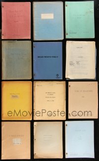 9x0122 LOT OF 12 TV SCRIPTS 1950s-1980s from a variety of different shows!