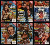 9x0586 LOT OF 6 DARK SIDE MAGAZINES 2002-2021 filled with great horror images & articles!