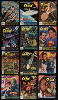 9x0560 LOT OF 12 OUTRE MAGAZINES 1994-1999 filled with great images & articles!