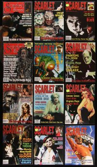 9x0553 LOT OF 12 SCARLET STREET BETWEEN #40-55 MAGAZINES 2000-2006 great horror images & articles!