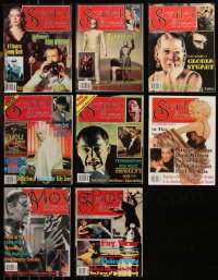 9x0576 LOT OF 8 SCARLET STREET BETWEEN #21-31 MAGAZINES 1996-1999 great horror images & articles!