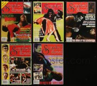 9x0589 LOT OF 5 SCARLET STREET BETWEEN #33-40 MAGAZINES 1999-2000 great horror images & articles!