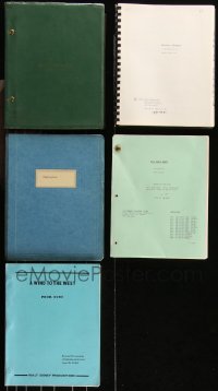 9x0124 LOT OF 5 MOVIE SCRIPTS 1960s-1990s from a variety of different movies!