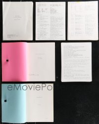 9x0616 LOT OF 6 COPY SCRIPTS 1970s-1990s from a variety of different movies!
