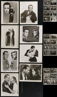 9x0799 LOT OF 38 LIKELY RE-RELEASE BIG SLEEP 8X10 STILLS R1950s Humphrey Bogart, Lauren Bacall