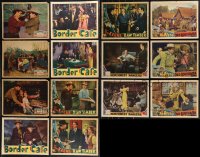 9x0427 LOT OF 14 COWBOY WESTERN LOBBY CARDS 1930s incomplete sets from several movies!