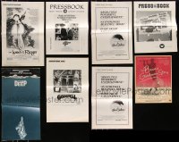 9x0516 LOT OF 7 UNCUT PRESSBOOKS AND 1 MAGAZINE AD 1950s-1980s advertising for several movies!