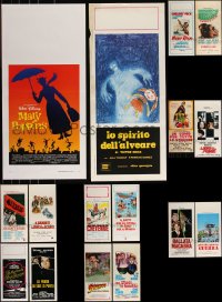 9x0981 LOT OF 16 MOSTLY FORMERLY FOLDED ITALIAN LOCANDINAS 1960s-1990s a variety of movie images!