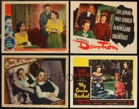 9x0462 LOT OF 4 OLIVIA DE HAVILLAND LOBBY CARDS 1940s-1950s great images from some of her movies!