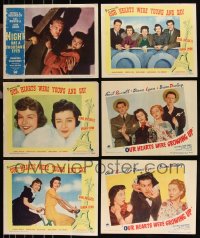 9x0452 LOT OF 6 GAIL RUSSELL LOBBY CARDS 1944-1948 great scenes from some of her movies!