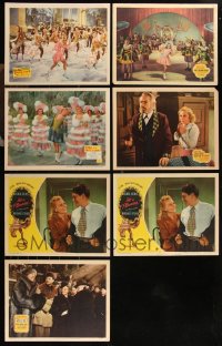 9x0445 LOT OF 7 SONJA HENIE LOBBY CARDS 1930s-1940s great images from several of her movies!