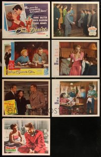 9x0450 LOT OF 7 ANNE BAXTER LOBBY CARDS 1940s-1950s great images from several of her movies!