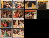 9x0432 LOT OF 11 YVONNE DE CARLO LOBBY CARDS 1940s-1950s great scenes from several of her movies!