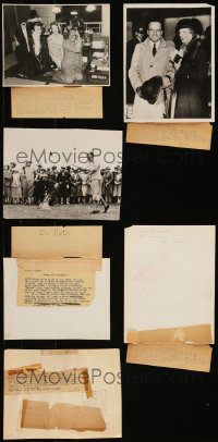 9x0889 LOT OF 3 DOUGLAS FAIRBANKS SR NEWS PHOTOS 1930s candids with Ethel Barrymore & others!