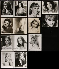 9x0845 LOT OF 13 8X10 STILLS OF SEXY WOMEN 1930s-1970s great portraits of beautiful actresses!