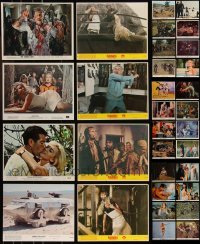 9x0798 LOT OF 39 HORROR/SCI-FI COLOR 8X10 STILLS 1960s-1980s great scenes from a variety of movies!