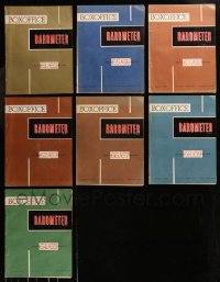 9x0188 LOT OF 7 BOX OFFICE BAROMETER EXHIBITOR MAGAZINES 1962-1969 great movie images & articles!
