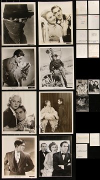 9x0854 LOT OF 11 TYRONE POWER JR. 8X10 STILLS 1930s-1950s scenes & portraits from several movies!