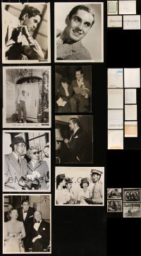 9x0846 LOT OF 12 TYRONE POWER JR. 8X10 NEWS AND PUBLICITY PHOTOS 1930s-1940s great images!
