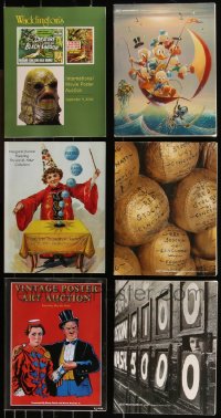 9x0668 LOT OF 6 AUCTION CATALOGS 2002-2005 great images of rare collectibles & more!