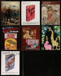 9x0665 LOT OF 7 HERITAGE AUCTION CATALOGS 2013-2019 great images of rare collectibles!