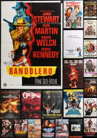 9x0107 LOT OF 22 FOLDED GERMAN A1 POSTERS 1960s-1990s great images from a variety of movies!