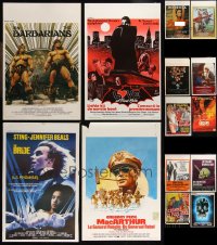 9x1023 LOT OF 18 UNFOLDED AND FORMERLY FOLDED BELGIAN POSTERS 1950s-1980s cool movie images!