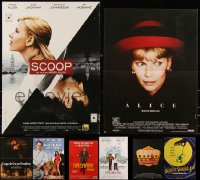 9x1150 LOT OF 12 FORMERLY FOLDED WOODY ALLEN 15X21 FRENCH POSTERS 1990s-2000s cool movie images!