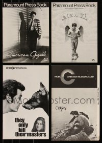 9x0513 LOT OF 8 UNCUT PRESSBOOKS 1960s-1980s advertising for a variety of different movies!