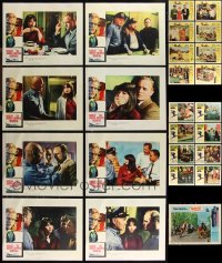 9x0401 LOT OF 49 LOBBY CARDS 1960s mostly complete sets from a variety of different movies!