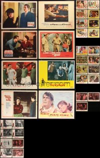 9x0404 LOT OF 43 LOBBY CARDS 1940s-1970s incomplete sets from a variety of different movies!