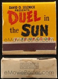9x0737 LOT OF 26 DUEL IN THE SUN PROMO MATCHBOOKS 1947 never used in the original box, ultra rare!