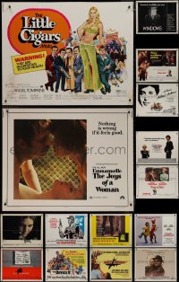 9x1081 LOT OF 19 MOSTLY UNFOLDED 1960S-70S HALF-SHEETS 1960s-1970s a variety of cool movie images!
