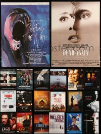 9x1136 LOT OF 20 FORMERLY FOLDED 15X21 FRENCH POSTERS 1980s-2000s a variety of cool movie images!